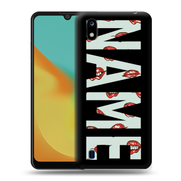 Силиконовый чехол на ZTE Blade A7 (2019) с принтом NAME