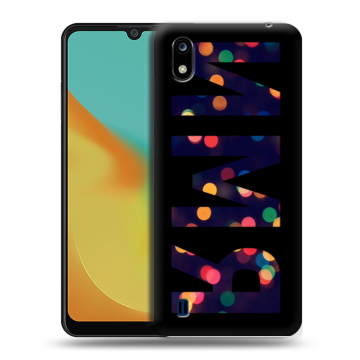 Силиконовый чехол на ZTE Blade A7 (2019) с принтом ИМЯ