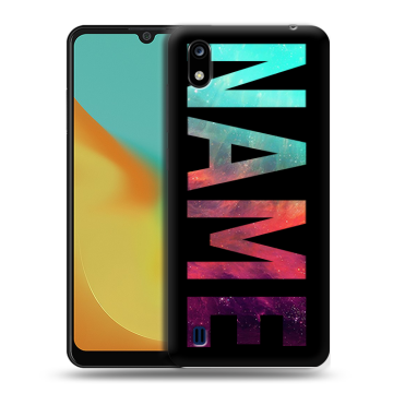 Силиконовый чехол на ZTE Blade A7 (2019) с принтом NAME
