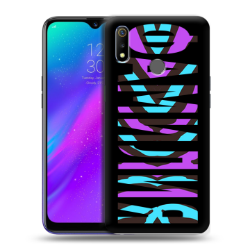 Силиконовый чехол на Realme 3 с принтом ФАМИЛИЯ