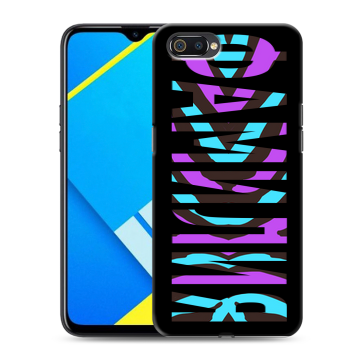 Силиконовый противоударный чехол на Realme C2 с принтом ФАМИЛИЯ