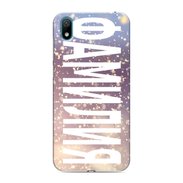 Силиконовый чехол на Huawei Y5 (2019) с принтом ФАМИЛИЯ