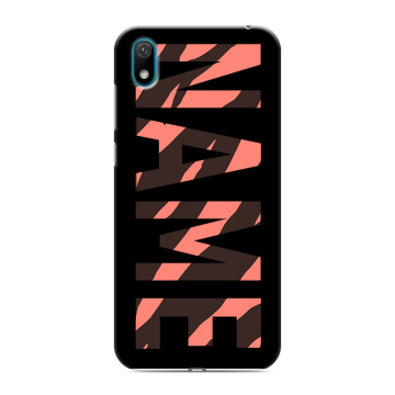 Силиконовый чехол на Huawei Y5 (2019) с принтом NAME