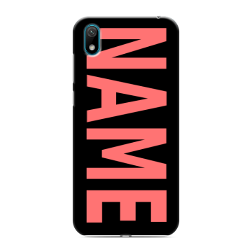 Силиконовый чехол на Huawei Y5 (2019) с принтом NAME