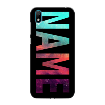 Силиконовый чехол на Huawei Y5 (2019) с принтом NAME