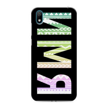 Силиконовый чехол на Huawei Y5 (2019) с принтом ИМЯ