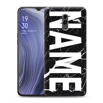 Пластиковый чехол на OPPO Reno Z с принтом NAME