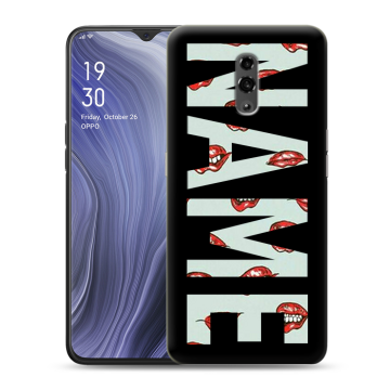 Пластиковый чехол на OPPO Reno Z с принтом NAME