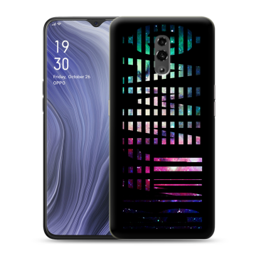 Пластиковый чехол на OPPO Reno Z с принтом ФАМИЛИЯ