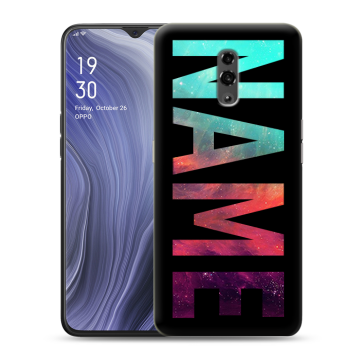 Пластиковый чехол на OPPO Reno Z с принтом NAME