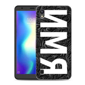 Силиконовый чехол на ZTE Blade A5 (2019) с принтом ИМЯ