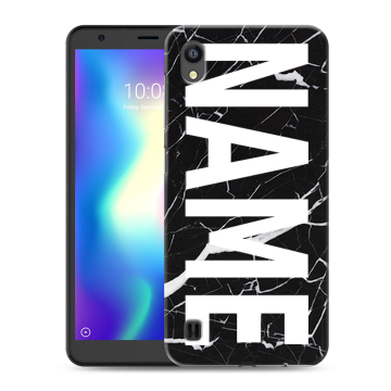 Силиконовый чехол на ZTE Blade A5 (2019) с принтом NAME