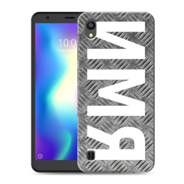 Силиконовый чехол на ZTE Blade A5 (2019) с принтом ИМЯ