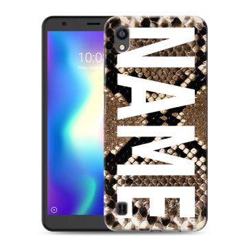 Силиконовый чехол на ZTE Blade A5 (2019) с принтом NAME