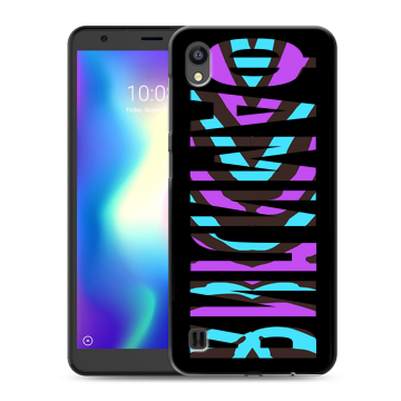 Силиконовый чехол на ZTE Blade A5 (2019) с принтом ФАМИЛИЯ