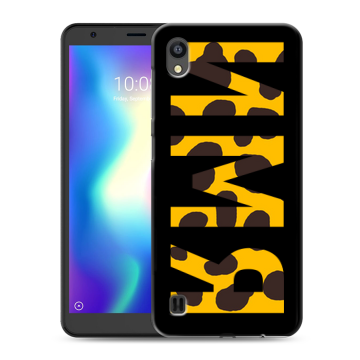 Силиконовый чехол на ZTE Blade A5 (2019) с принтом ИМЯ
