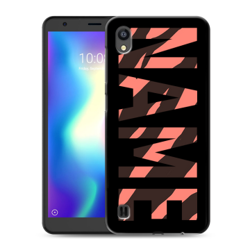 Силиконовый чехол на ZTE Blade A5 (2019) с принтом NAME