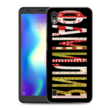 Силиконовый чехол на ZTE Blade A5 (2019) с принтом ФАМИЛИЯ