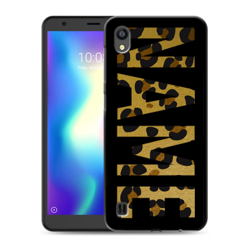Силиконовый чехол на ZTE Blade A5 (2019) с принтом NAME
