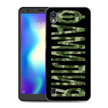Силиконовый чехол на ZTE Blade A5 (2019) с принтом ФАМИЛИЯ