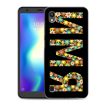 Силиконовый чехол на ZTE Blade A5 (2019) с принтом ИМЯ