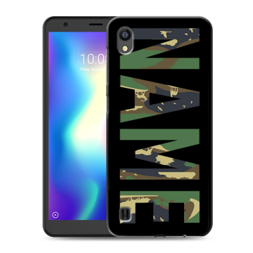 Силиконовый чехол на ZTE Blade A5 (2019) с принтом NAME