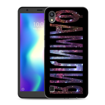 Силиконовый чехол на ZTE Blade A5 (2019) с принтом ФАМИЛИЯ