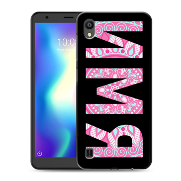 Силиконовый чехол на ZTE Blade A5 (2019) с принтом ИМЯ