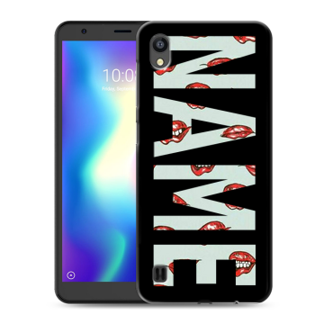 Силиконовый чехол на ZTE Blade A5 (2019) с принтом NAME