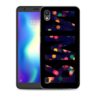 Силиконовый чехол на ZTE Blade A5 (2019) с принтом ИМЯ