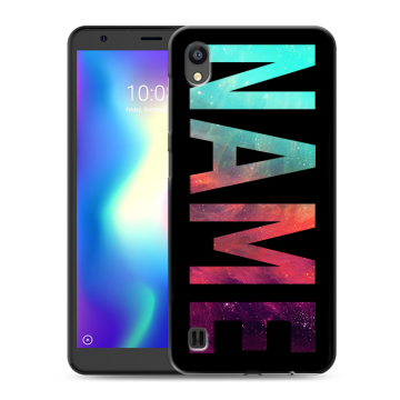 Силиконовый чехол на ZTE Blade A5 (2019) с принтом NAME