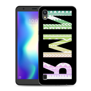 Силиконовый чехол на ZTE Blade A5 (2019) с принтом ИМЯ
