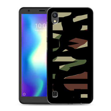 Силиконовый чехол на ZTE Blade A5 (2019) с принтом NAME