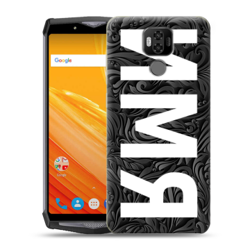 Силиконовый чехол на Ulefone Power 6 с принтом ИМЯ