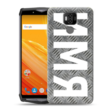 Силиконовый чехол на Ulefone Power 6 с принтом ИМЯ