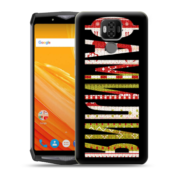 Силиконовый чехол на Ulefone Power 6 с принтом ФАМИЛИЯ