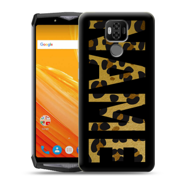 Силиконовый чехол на Ulefone Power 6 с принтом NAME