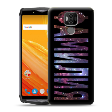 Силиконовый чехол на Ulefone Power 6 с принтом ФАМИЛИЯ
