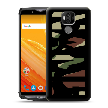 Силиконовый чехол на Ulefone Power 6 с принтом NAME