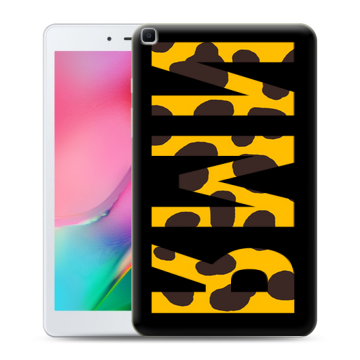 Силиконовый чехол на Samsung Galaxy Tab A 8.0 (2019) с принтом ИМЯ