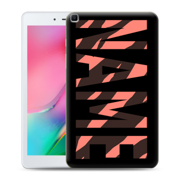 Силиконовый чехол на Samsung Galaxy Tab A 8.0 (2019) с принтом NAME