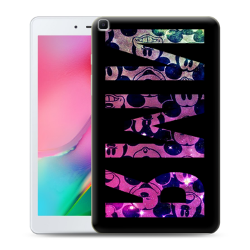 Силиконовый чехол на Samsung Galaxy Tab A 8.0 (2019) с принтом ИМЯ
