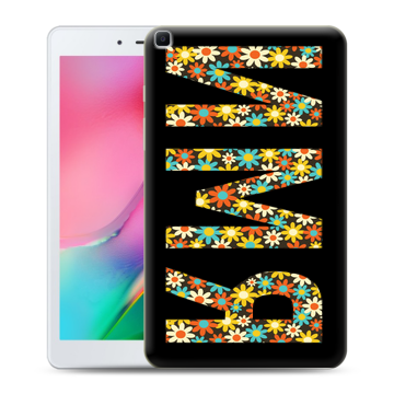 Силиконовый чехол на Samsung Galaxy Tab A 8.0 (2019) с принтом ИМЯ