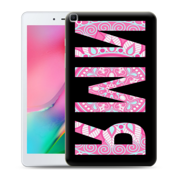 Силиконовый чехол на Samsung Galaxy Tab A 8.0 (2019) с принтом ИМЯ