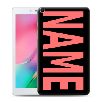 Силиконовый чехол на Samsung Galaxy Tab A 8.0 (2019) с принтом NAME
