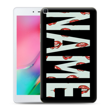 Силиконовый чехол на Samsung Galaxy Tab A 8.0 (2019) с принтом NAME