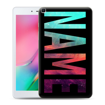 Силиконовый чехол на Samsung Galaxy Tab A 8.0 (2019) с принтом NAME