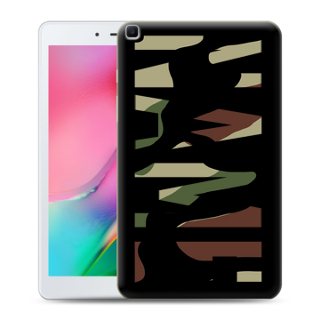 Силиконовый чехол на Samsung Galaxy Tab A 8.0 (2019) с принтом NAME