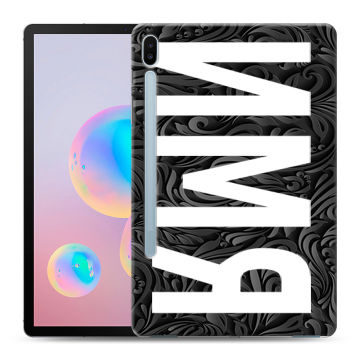 Силиконовый чехол на Samsung Galaxy Tab S6 с принтом ИМЯ