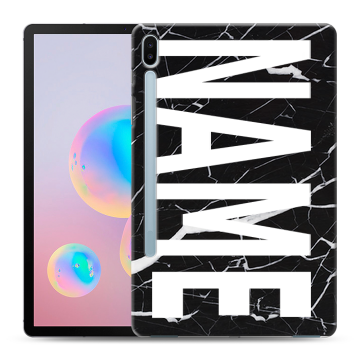Силиконовый чехол на Samsung Galaxy Tab S6 с принтом NAME